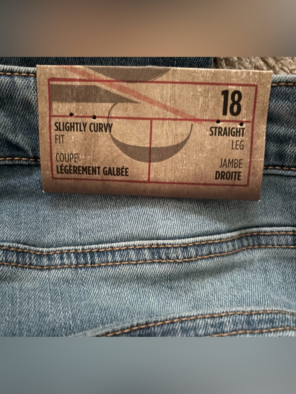 D/C Light Blue Jeans with Subtle Distressing - Picture 8 of 8